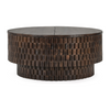 Classic Home Norwood Solid Wood Round Coffee Table