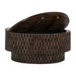 Classic Home Norwood Solid Wood Round Coffee Table