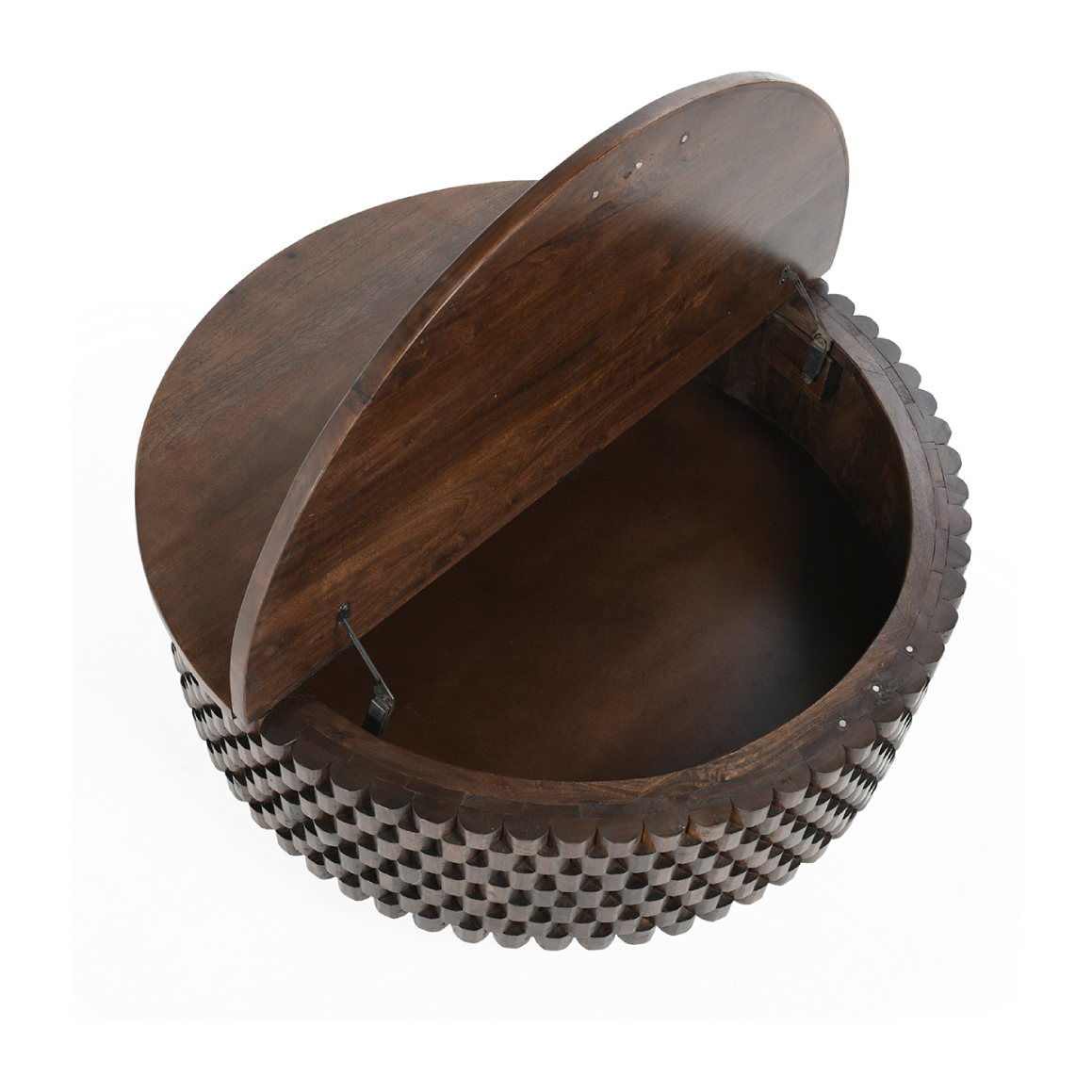 Classic Home Norwood Solid Wood Round Coffee Table