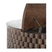 Classic Home Norwood Solid Wood Round Coffee Table
