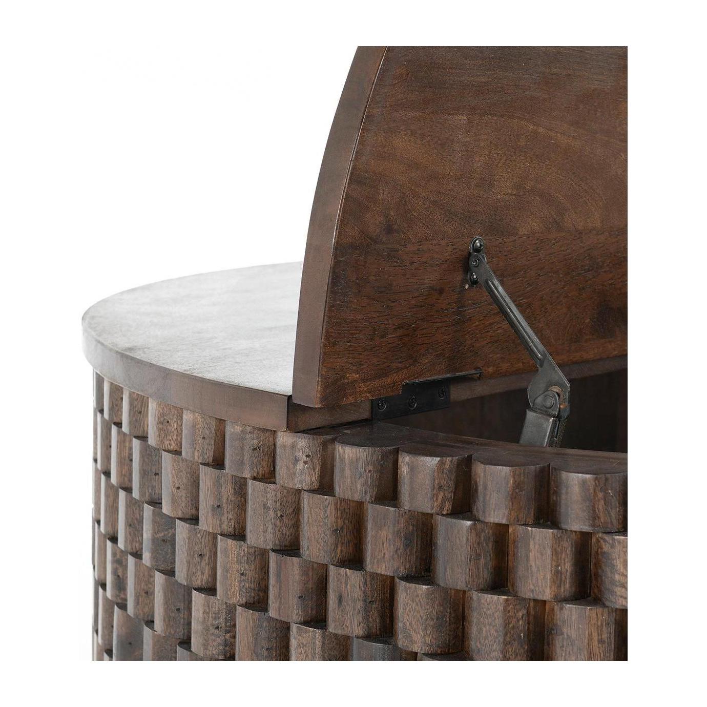 Classic Home Norwood Solid Wood Round Coffee Table