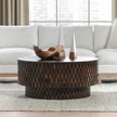 Classic Home Norwood Solid Wood Round Coffee Table