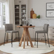 Classic Home Rodrigo Solid Wood Round Counter Table