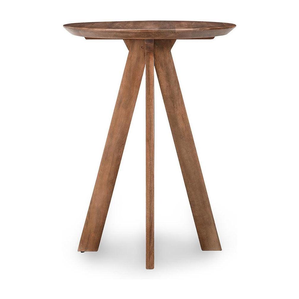 Classic Home Rodrigo Solid Wood Round Bar Table