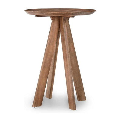 Classic Home Rodrigo Solid Wood Round Bar Table