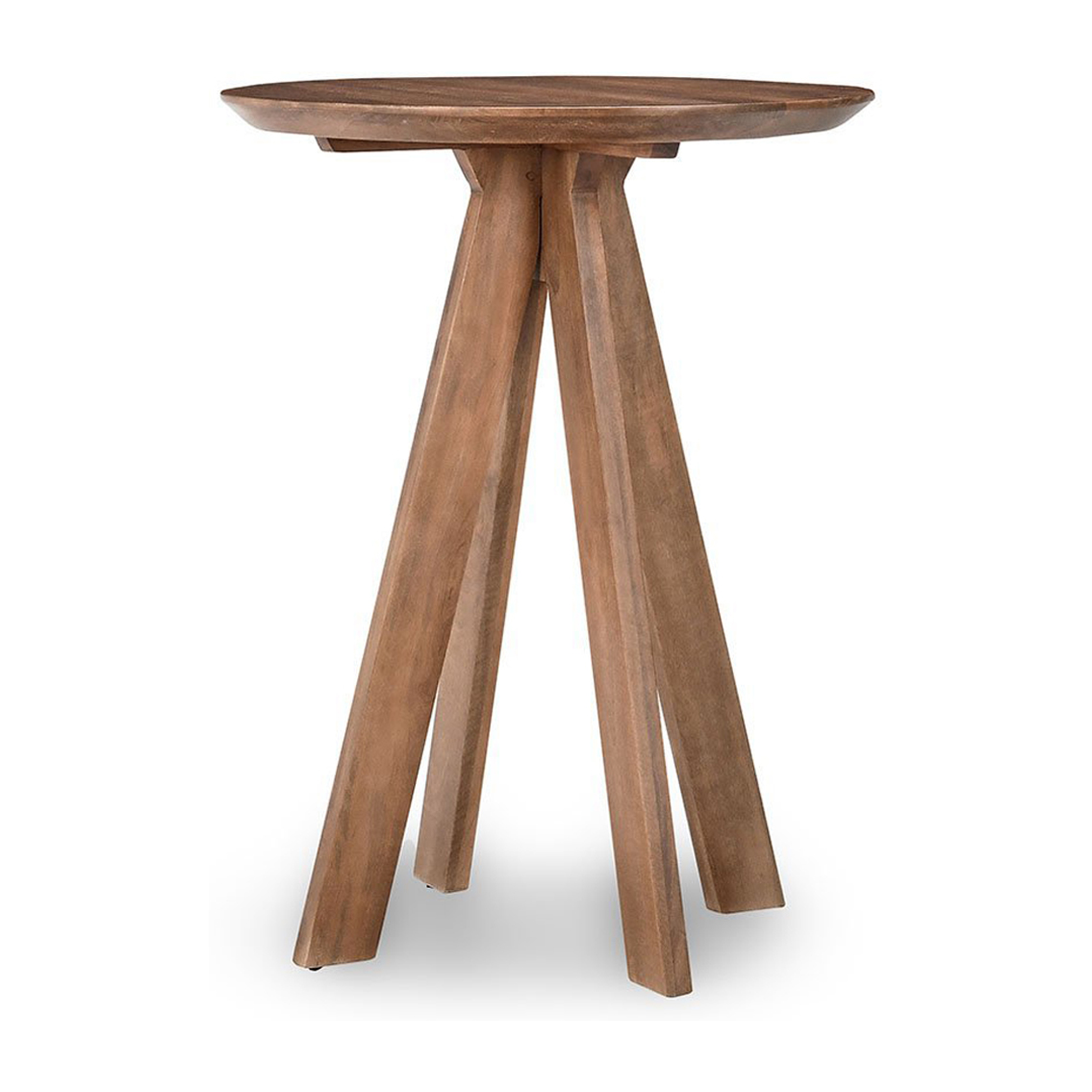 Classic Home Rodrigo Solid Wood Round Bar Table
