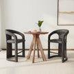 Classic Home Rodrigo Solid Wood Round Bar Table