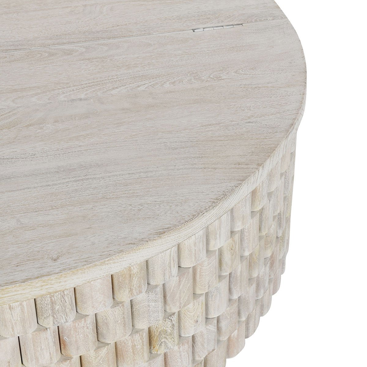 Classic Home Norwood Solid Wood Round Coffee Table