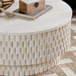 Classic Home Norwood Solid Wood Round Coffee Table