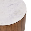 Classic Home Josie Solid Wood Round End Table