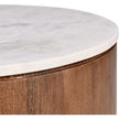Classic Home Josie Solid Wood Round End Table