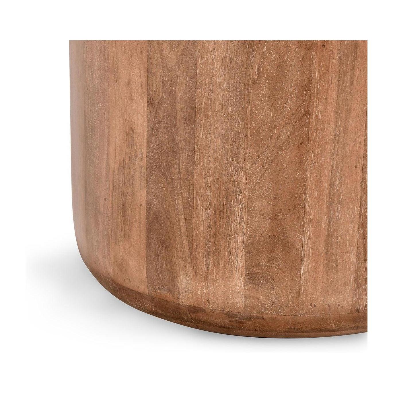 Classic Home Josie Solid Wood Round End Table