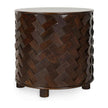 Classic Home Shira Solid Wood Round End Table