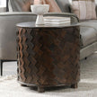 Classic Home Shira Solid Wood Round End Table