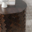 Classic Home Shira Solid Wood Round End Table