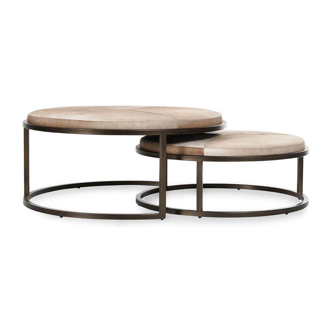 Classic Home Hayword Hide Nesting Coffee Tables - Set of 2