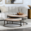 Classic Home Hayword Hide Nesting Coffee Tables - Set of 2