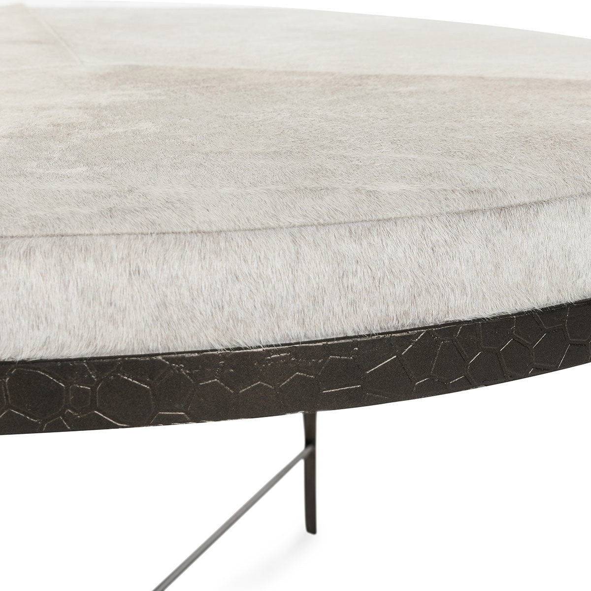 Classic Home Bose Hide Round Coffee Table Clearance
