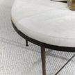 Classic Home Bose Hide Round Coffee Table Clearance