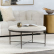 Classic Home Bose Hide Round Coffee Table Clearance