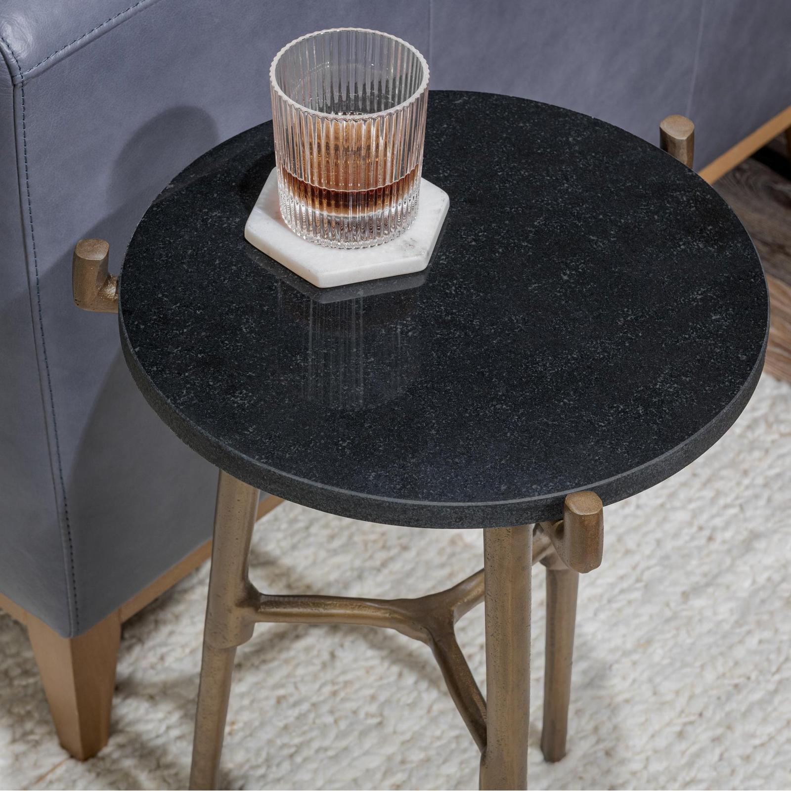 Classic Home Halley Round Accent Table