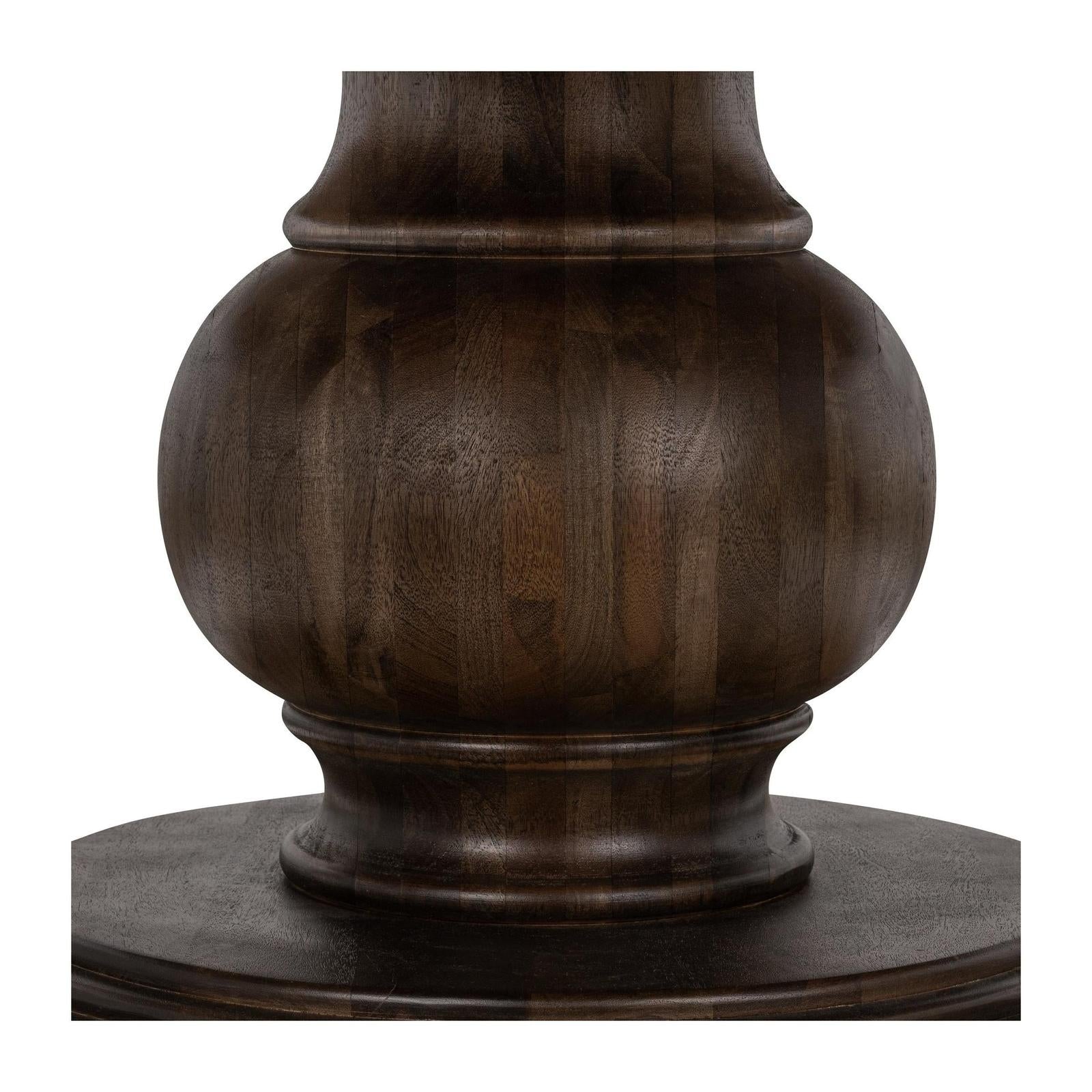 Classic Home Brookside Solid Wood Round Dining Table