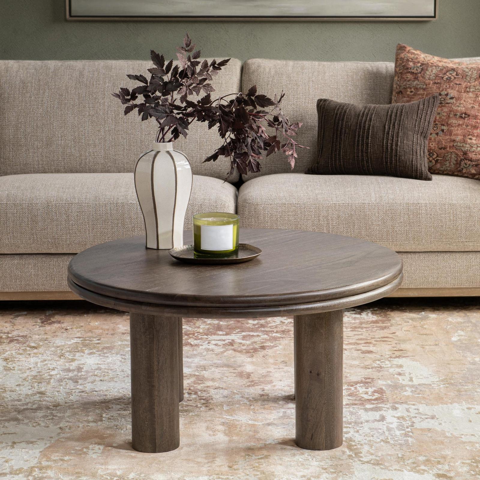 Classic Home Miranda Round Coffee Table
