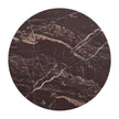 Classic Home Reilly Marble Round Accent Table, Small