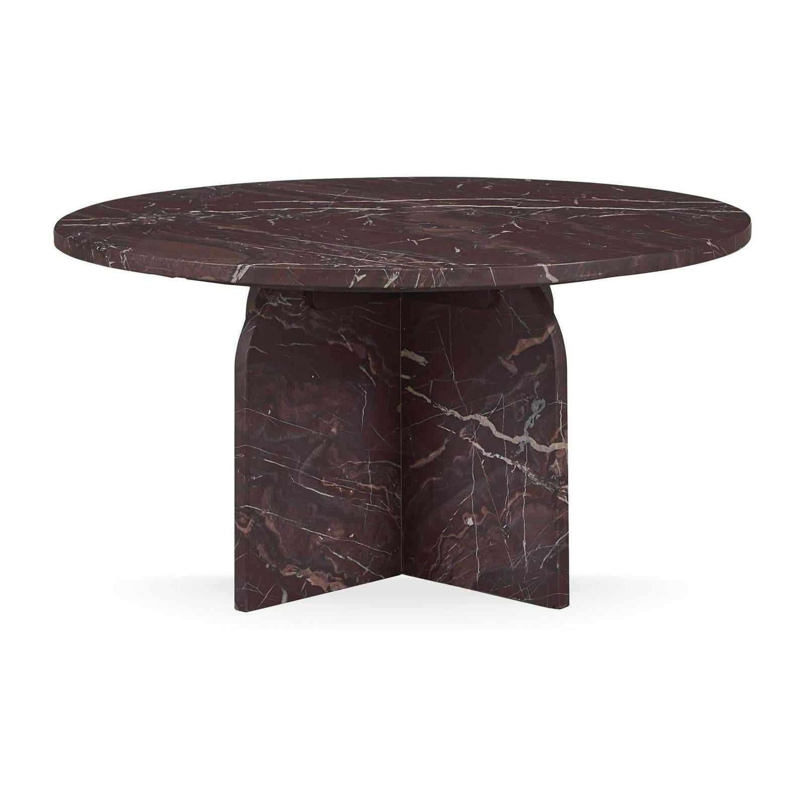 Classic Home Reilly Marble Round Coffee Table
