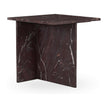 Classic Home Bexly Marble Square End Table