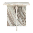 Classic Home Bexly Marble Square End Table