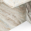 Classic Home Bexly Marble Square End Table