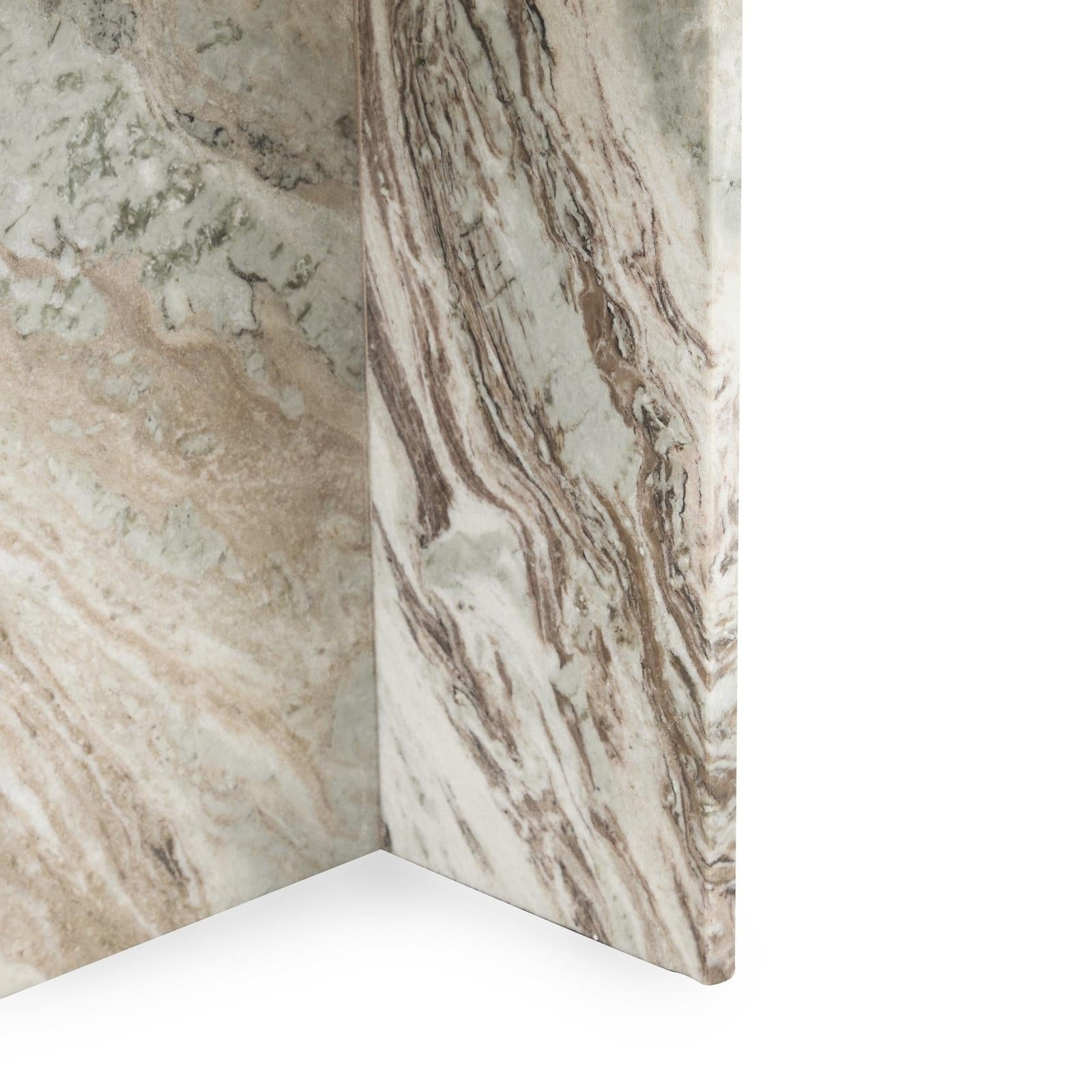 Classic Home Bexly Marble Square End Table