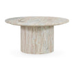 Classic Home Amberly Marble Round Coffee Table