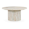 Classic Home Amberly Marble Round Coffee Table