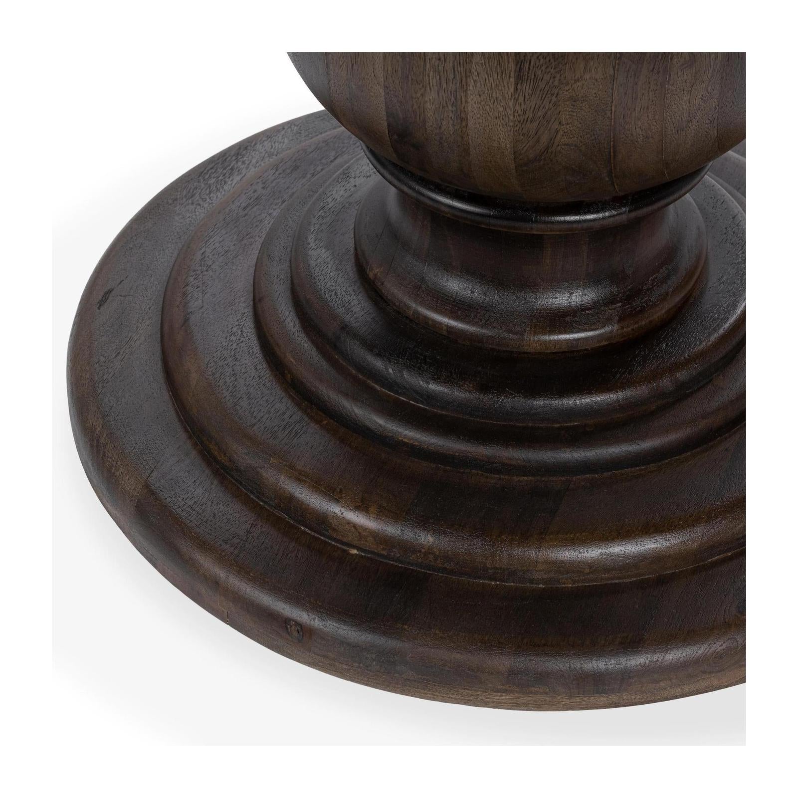 Classic Home Brookside Solid Wood Round Dining Table