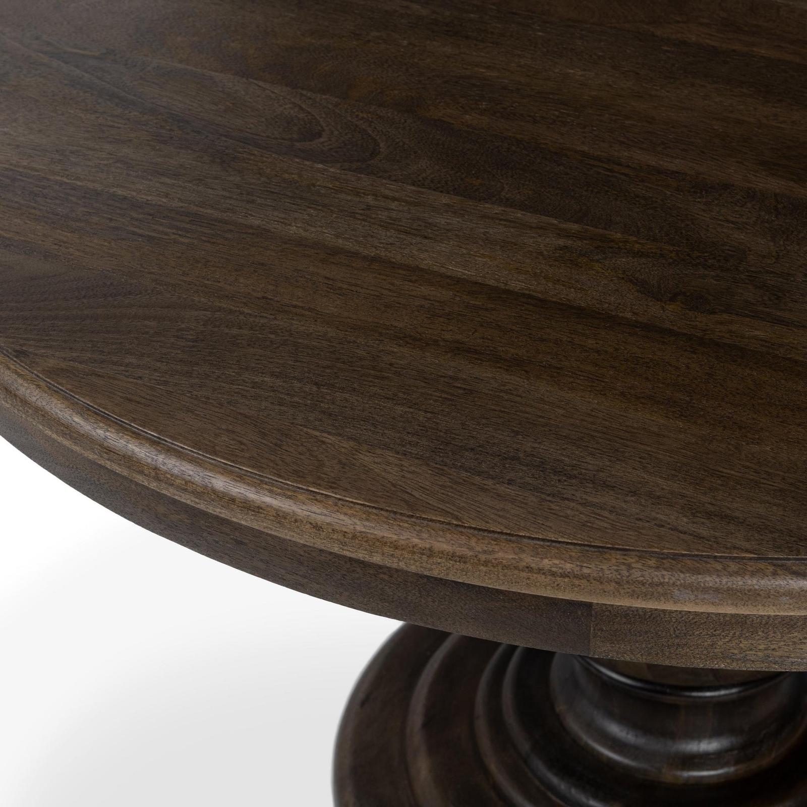 Classic Home Brookside Solid Wood Round Dining Table
