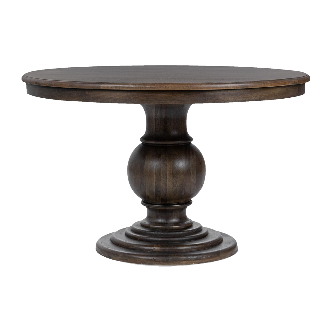 Classic Home Brookside Solid Wood Round Dining Table