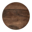 Classic Home Andra Leather Round Accent Table