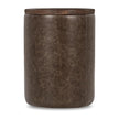 Classic Home Andra Leather Round Accent Table
