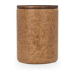 Classic Home Andra Leather Round Accent Table