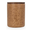 Classic Home Andra Leather Round Accent Table
