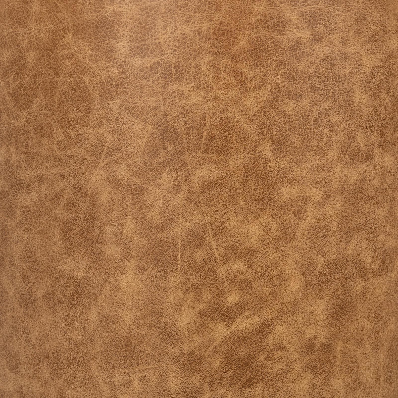 Classic Home Andra Leather Round Accent Table