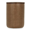 Classic Home Andra Leather Round Accent Table