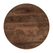 Classic Home Andra Leather Round Accent Table