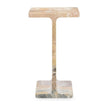 Classic Home Delaney Marble Rectangle Accent Table