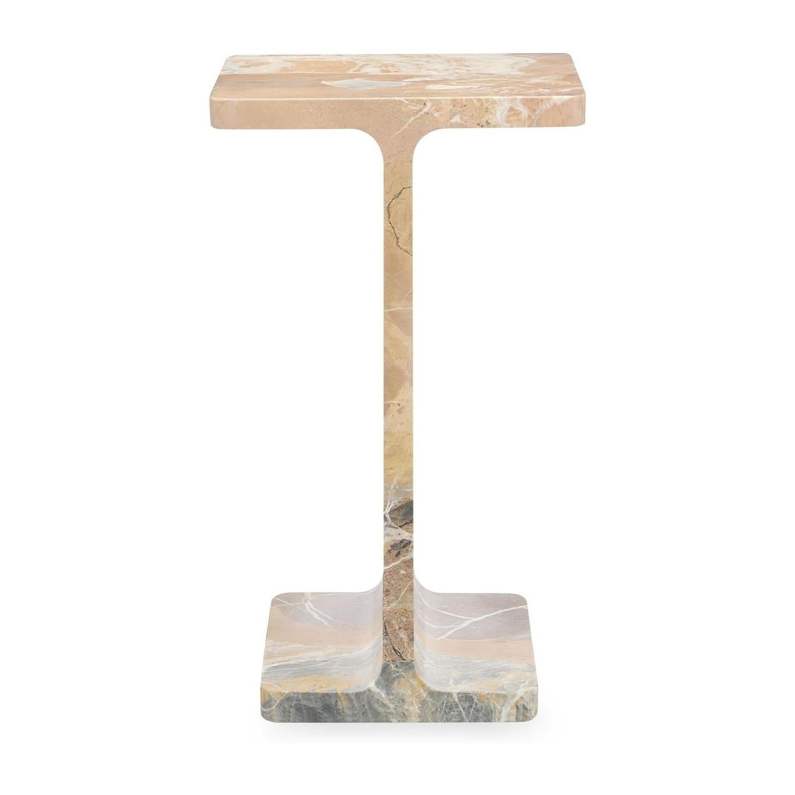 Classic Home Delaney Marble Rectangle Accent Table
