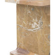 Classic Home Delaney Marble Rectangle Accent Table