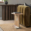 Classic Home Delaney Marble Rectangle Accent Table