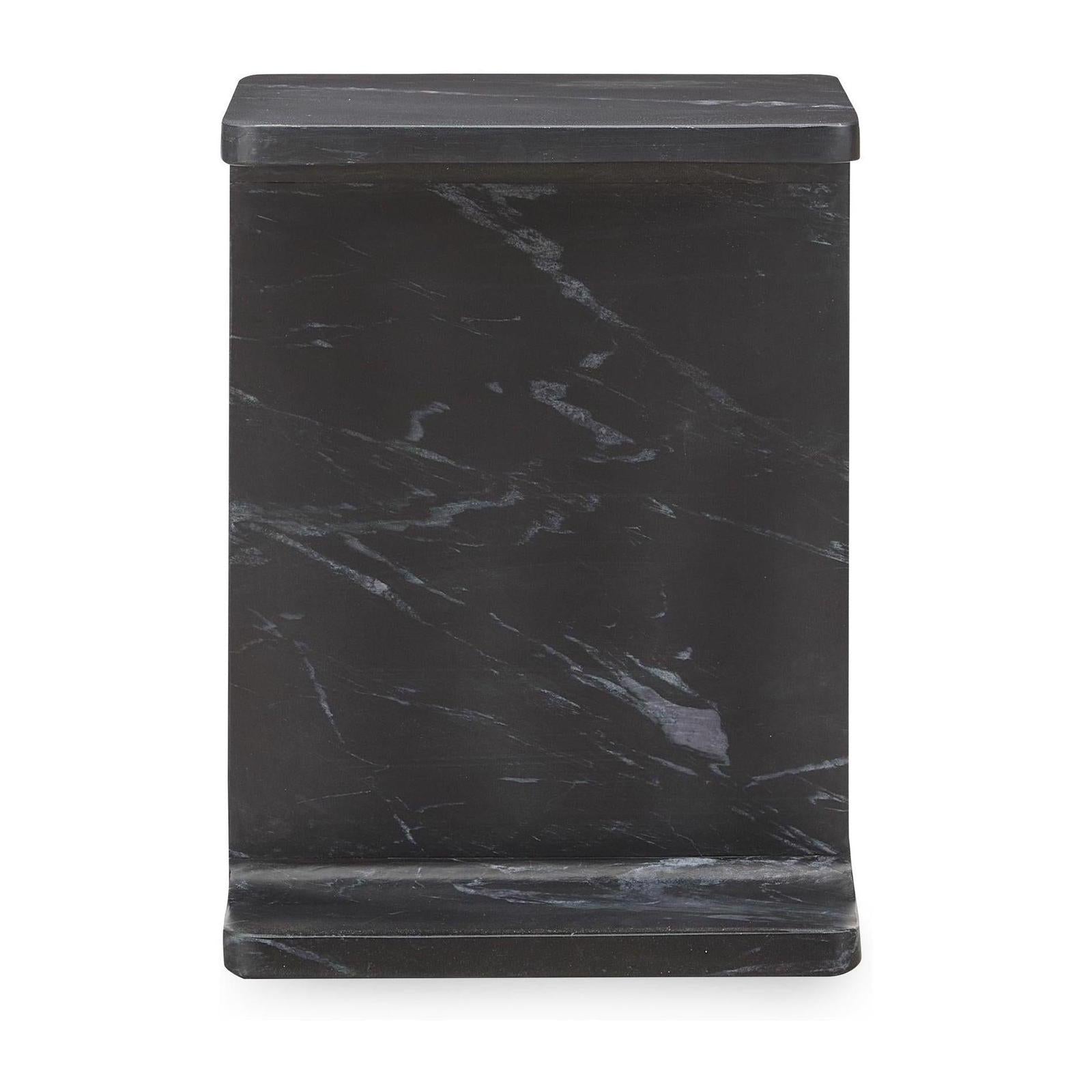 Classic Home Delaney Marble Rectangle Accent Table